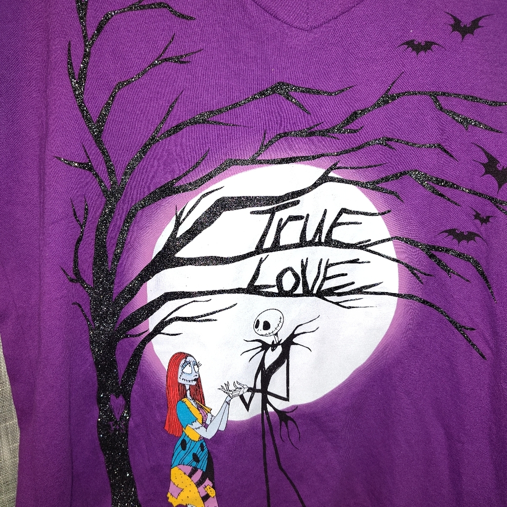 Disney Nightmare Before Christmas True Love Tee Women's L - Picture 4 of 9